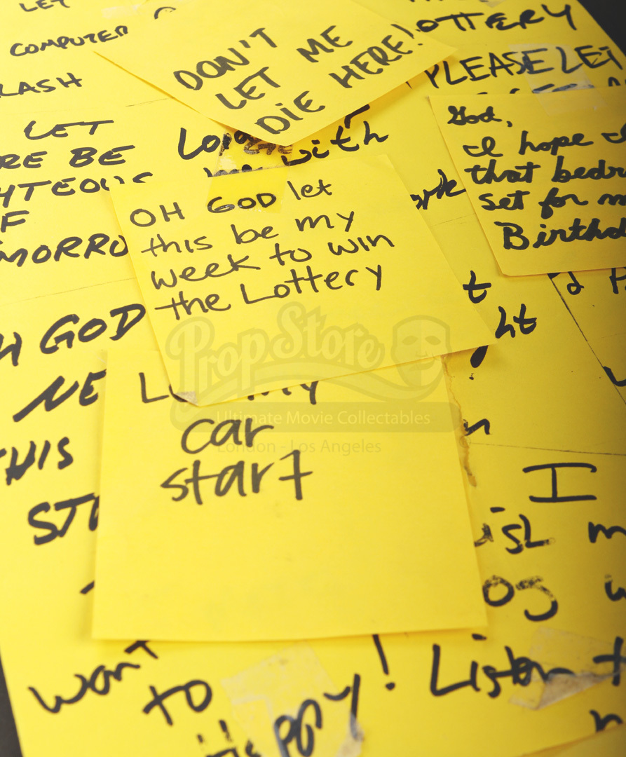 PostIt Note Prayer Sheets Prop Store Ultimate Movie Collectables