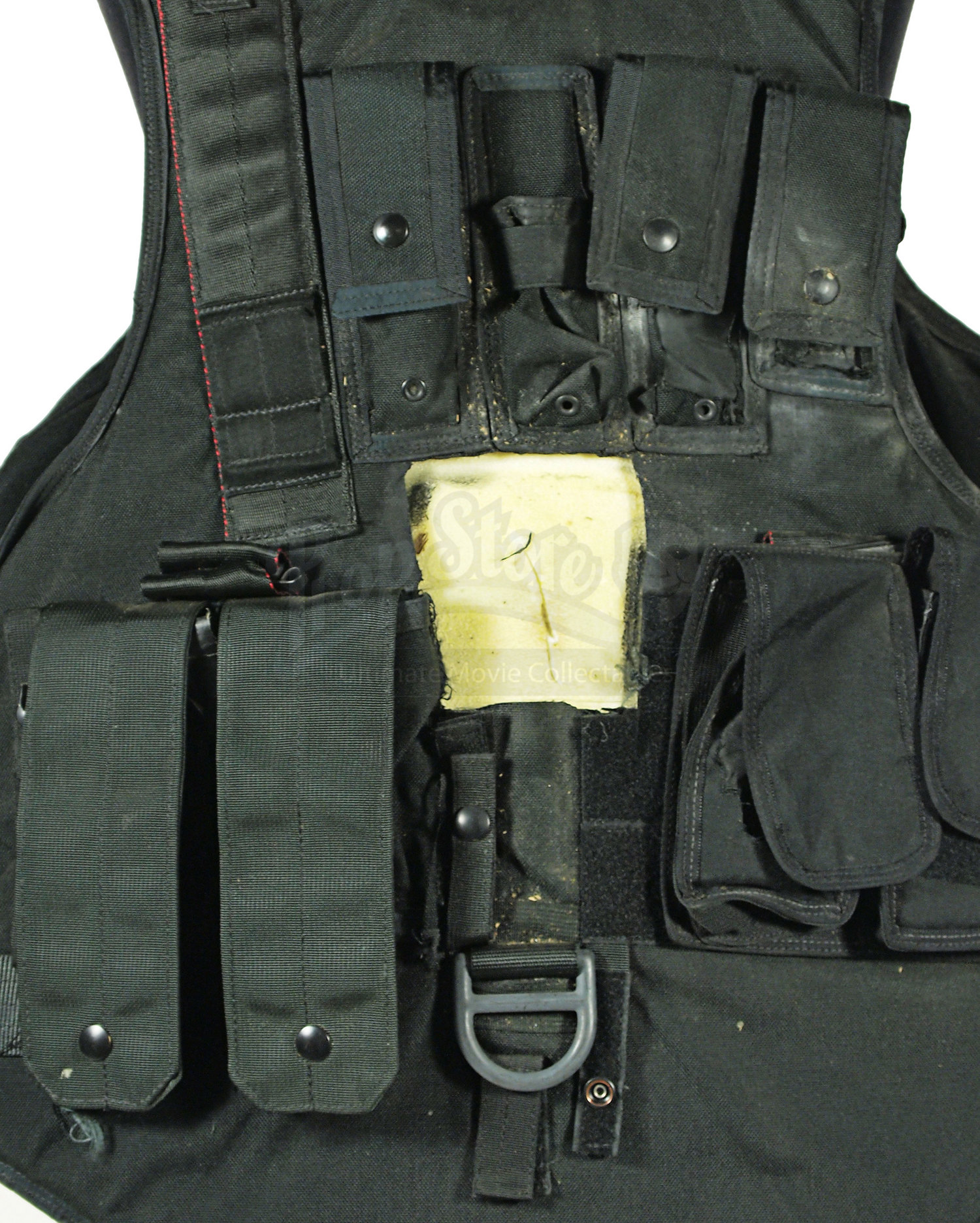 Black FBI Bullet Wound Flak Vest Prop Store Ultimate Movie Collectables