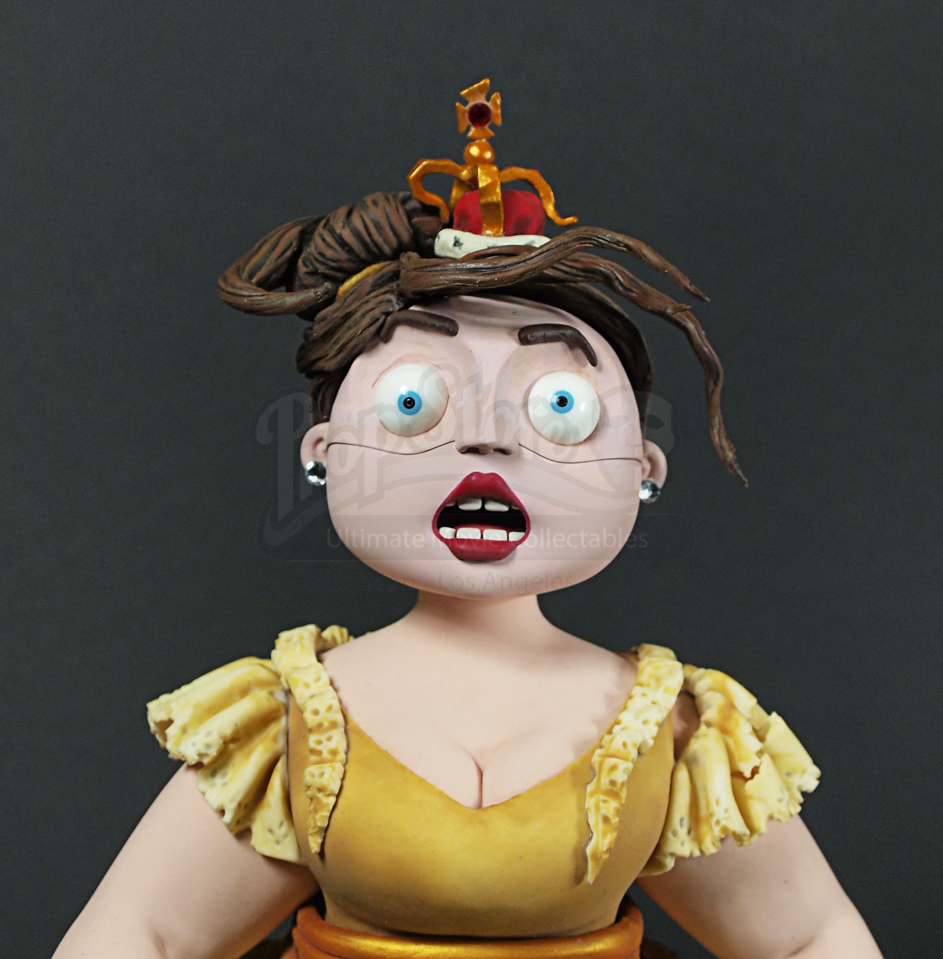 Dishevelled Queen Victoria in Bloomers Original Stop Motion Puppet