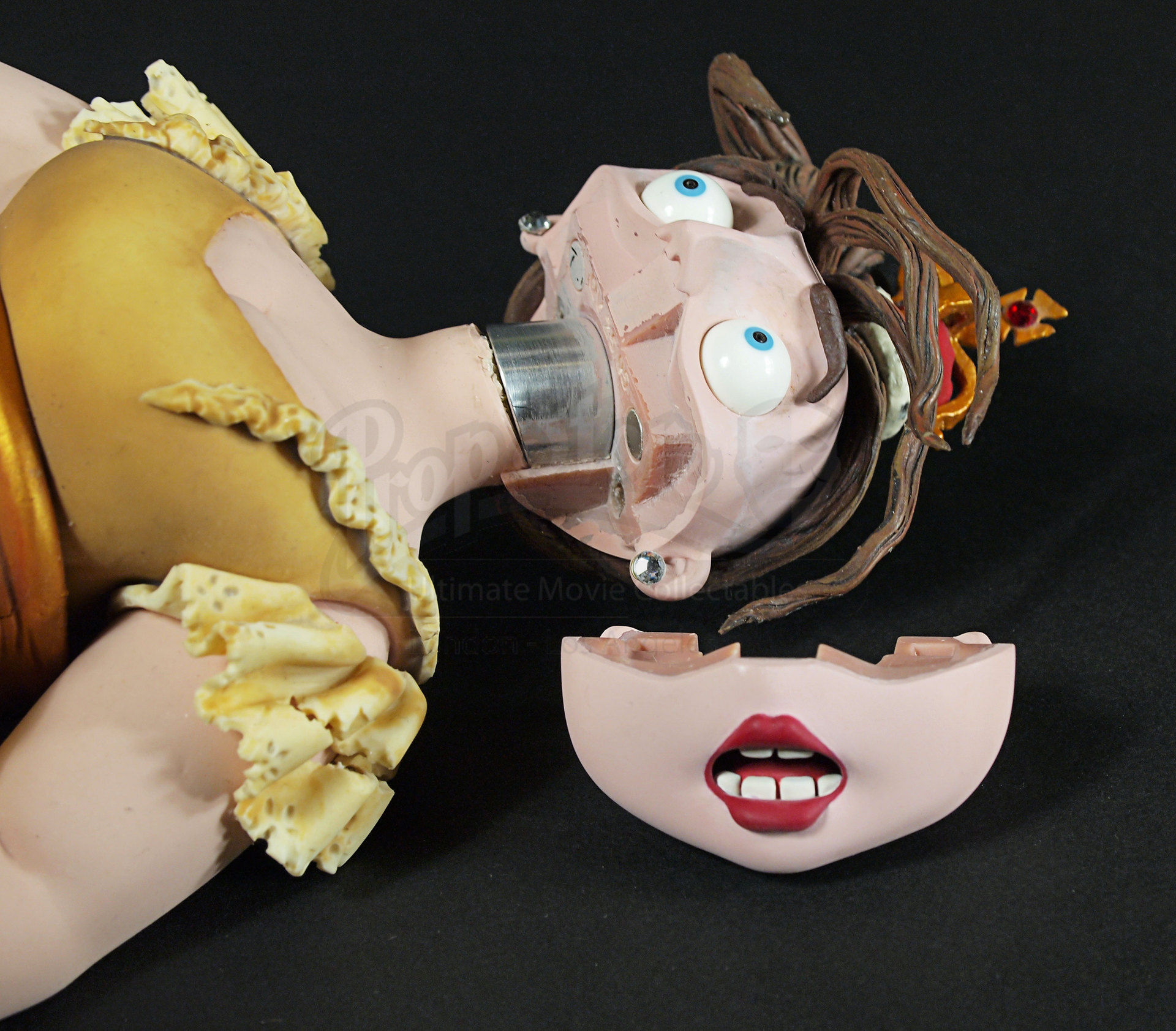 Dishevelled Queen Victoria in Bloomers Original Stop Motion Puppet