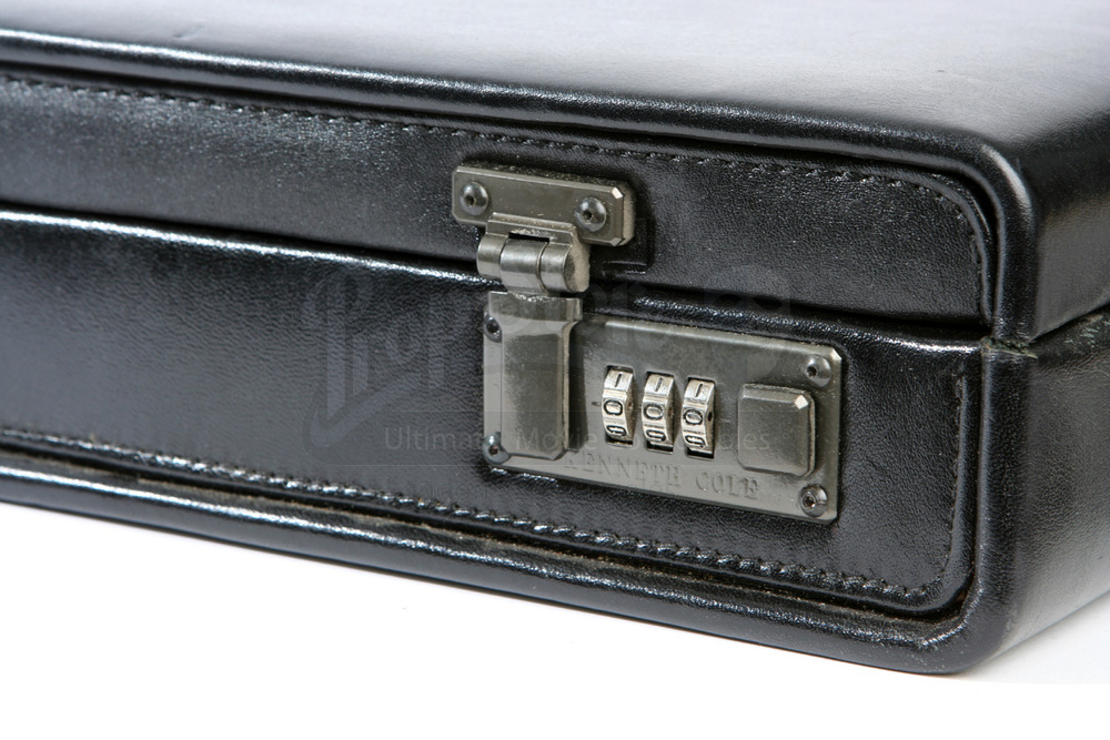 Leather Briefcase With Handcuff Prop Store Ultimate Movie Collectables