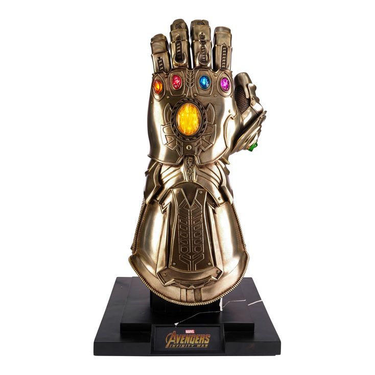 659 Light Up Hot Toys Thanos Infinity Gauntlet Replica AVENGERS