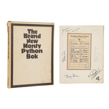 Lot # 1168 : MONTY PYTHON - Cast Autographed Edition of The Brand New ...