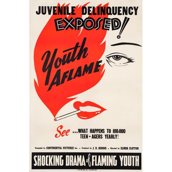 1263. One Sheet (27 x 41 ); Very Fine on Linen ### YOUTH AFLAME (1944)