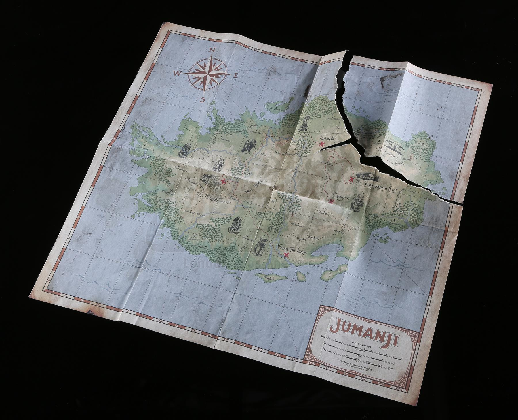 Stage 5 Jumanji Map with Missing Piece JUMANJI TO THE JUNGLE