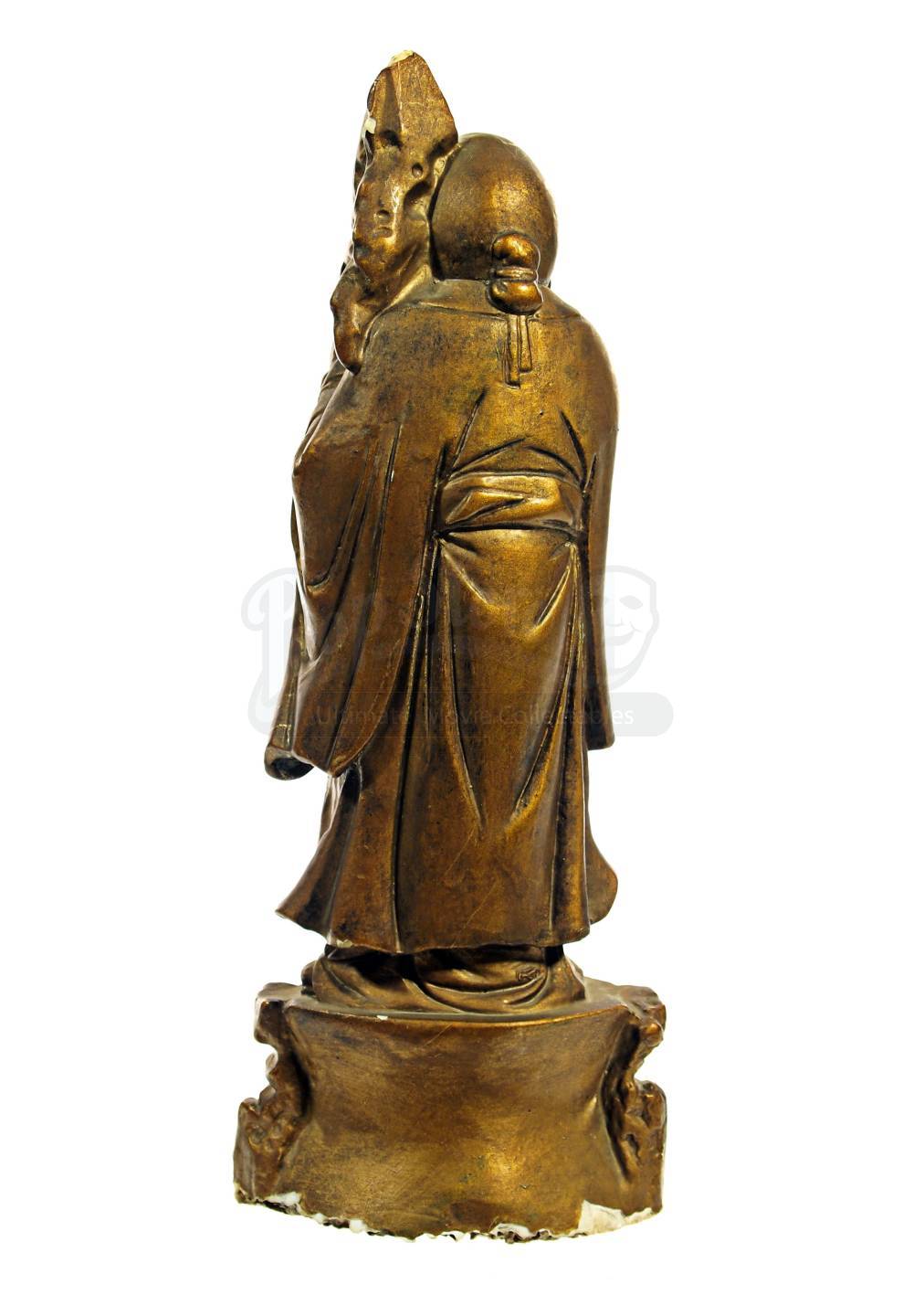 Small Bronze Coloured Asian Statue Prop Store Ultimate Movie