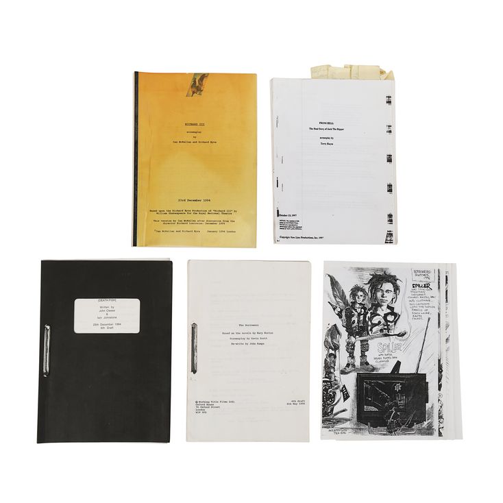 Collection of Production Scripts VARIOUS PRODUCTIONS