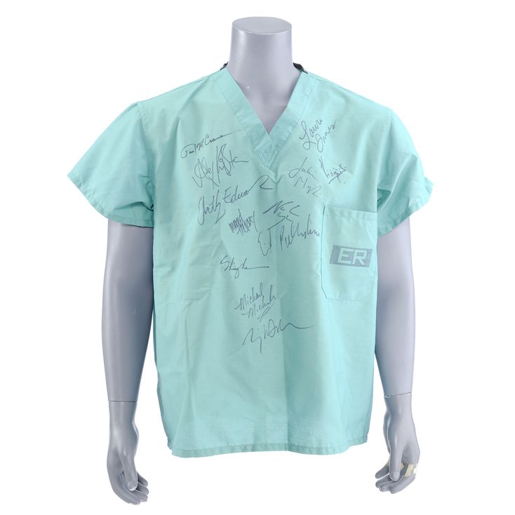 Lot 709 CastAutographed Medical Scrubs ER (19942009)