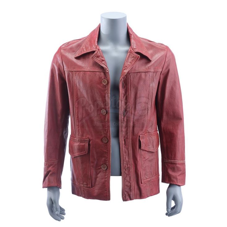 TRESSANO Heren Fight Club Tyler Durden Motorfiets Faux Lederen