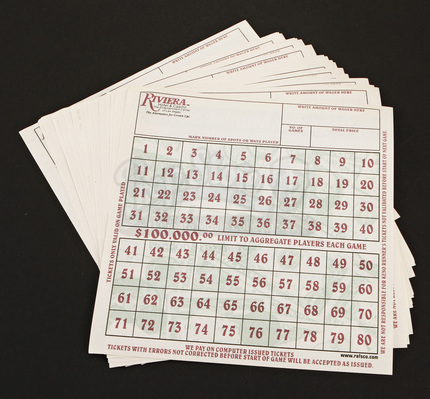 Set of 20 Keno Cards | Prop Store - Ultimate Movie Collectables