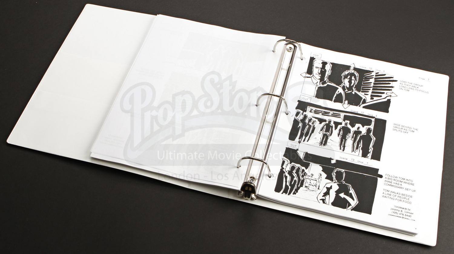 Storyboard Binder Prop Store Ultimate Movie Collectables