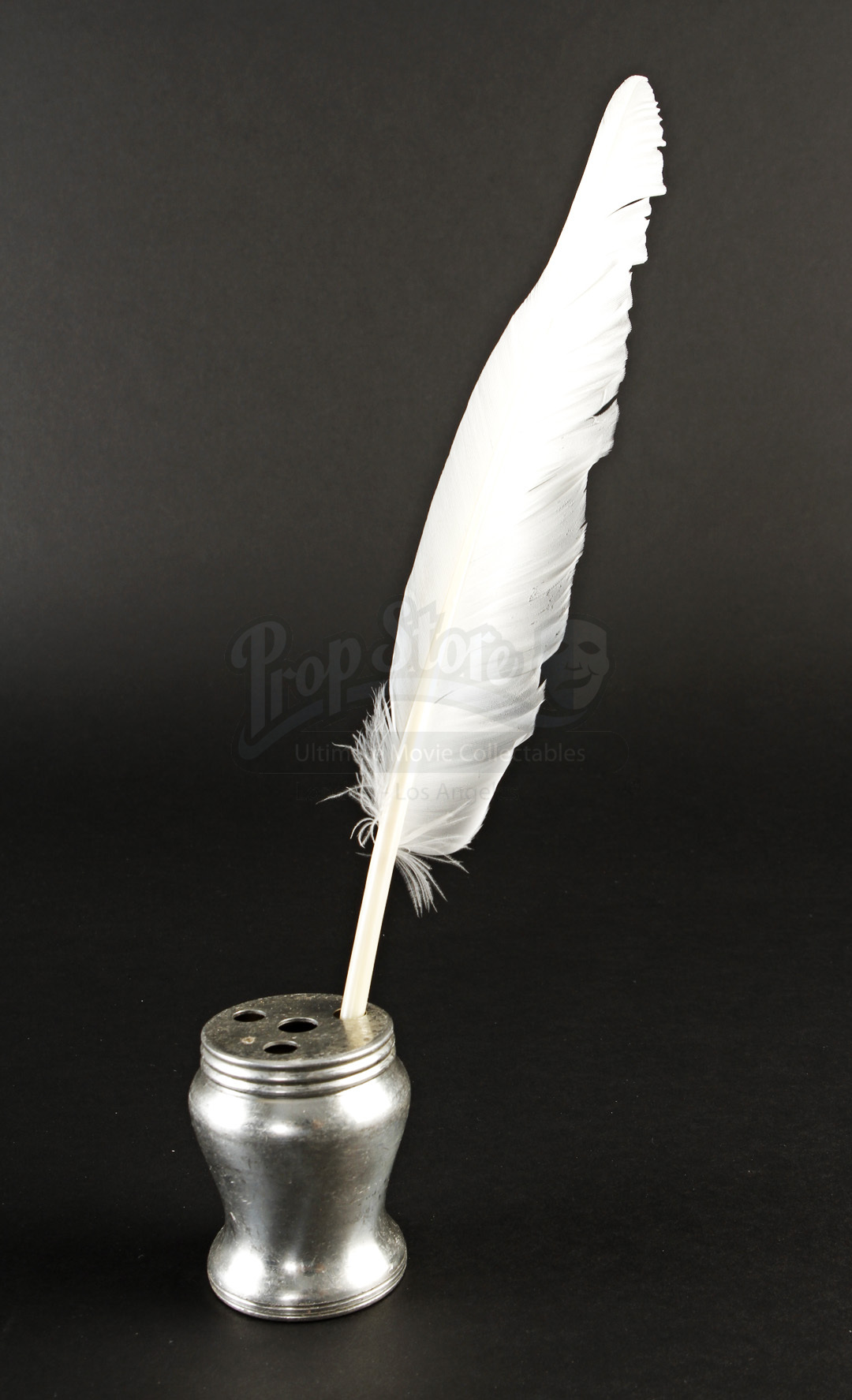 feather quill pen and ink bottle prop store ultimate movie