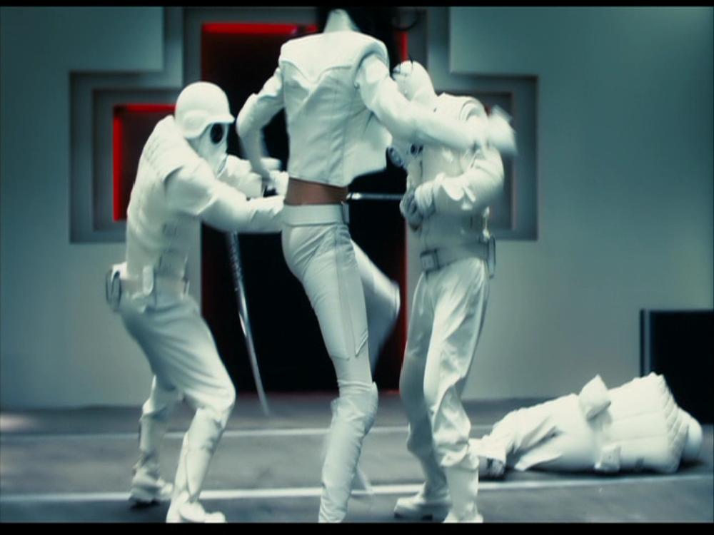 White Gas Mask Trooper Costume Prop Store Ultimate Movie Collectables