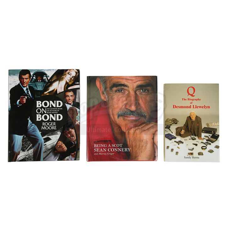 CarterJones Collection Autobiographies for Sean Connery and Roger