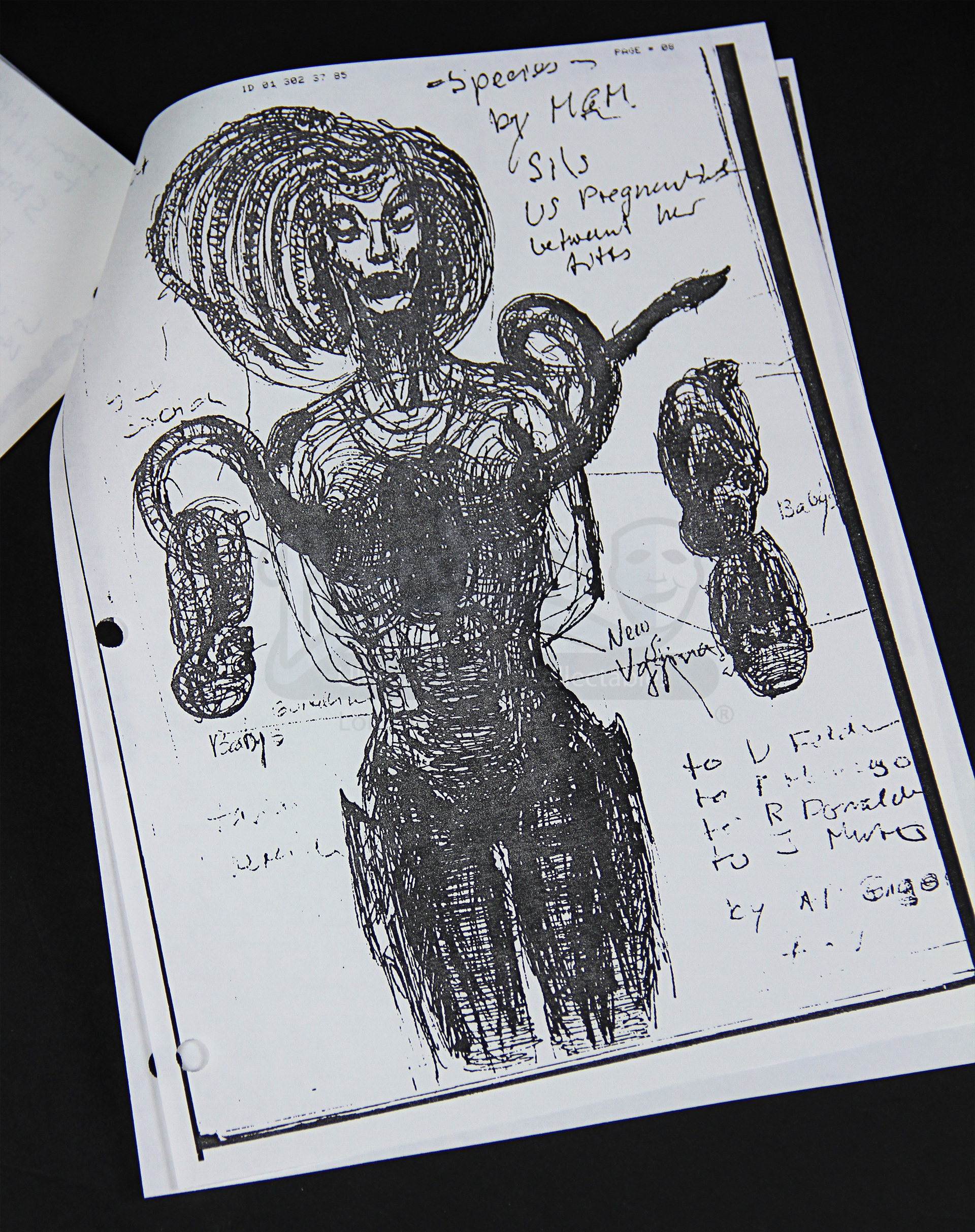 HR Giger Sil Concept Copies | Prop Store - Ultimate Movie Collectables