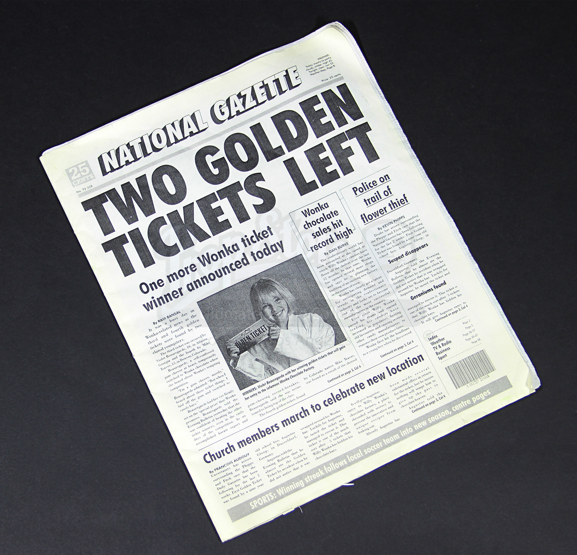 Charlie and the chocolate factory thesis picture