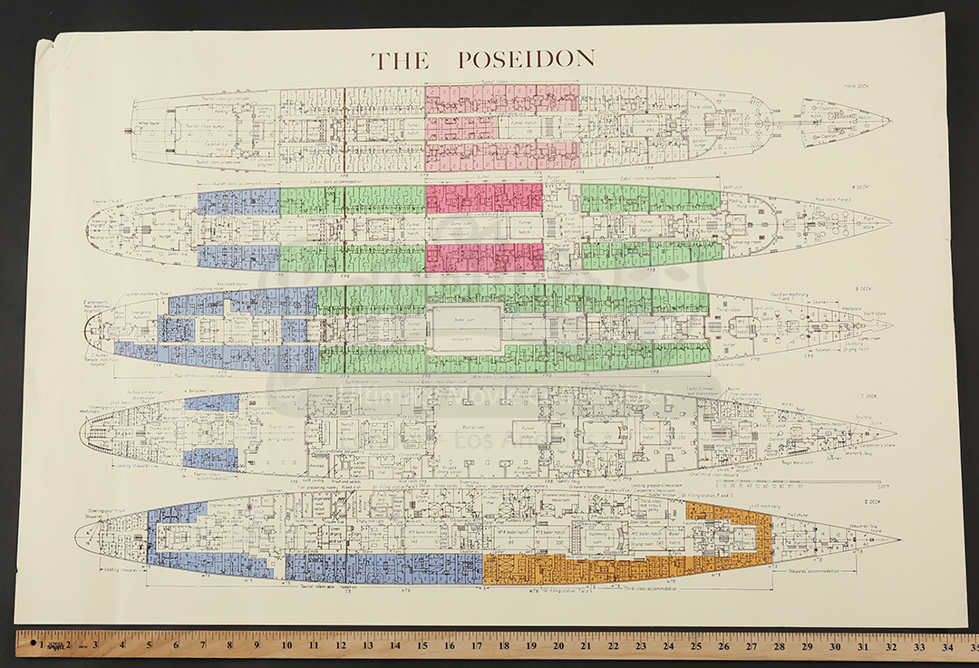 Waterproof Poseidon Schematic Map Prop Store Ultimate