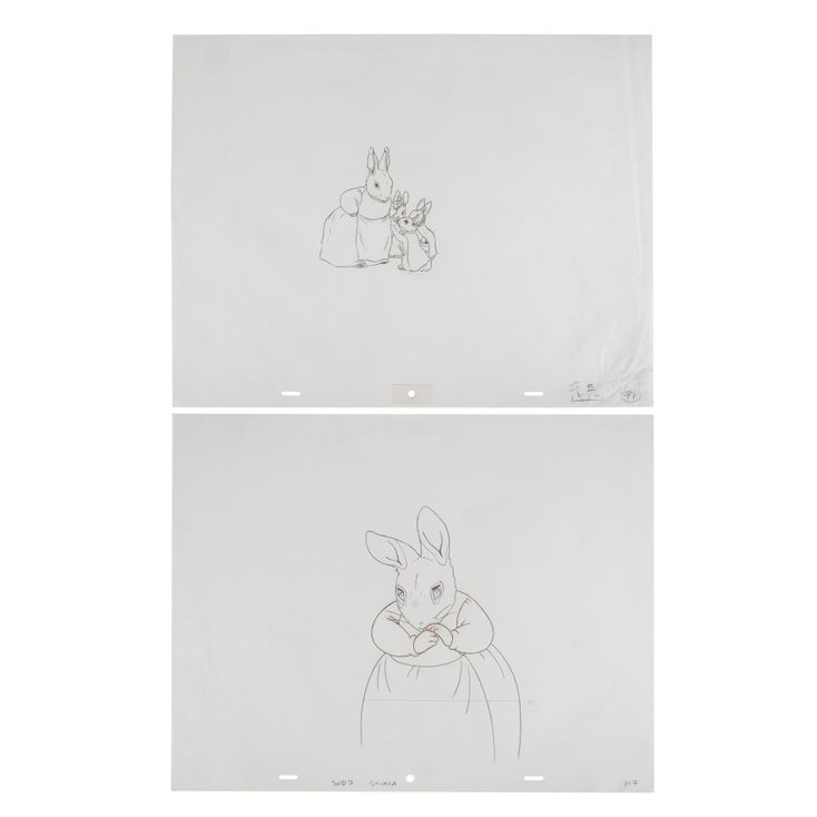 2341. Mrs. Rabbit and Children - Original Production Drawings ### THE ...