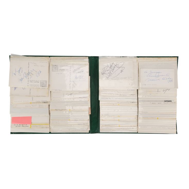 156. Album Containing Extensive Collection of Autographs Including The ...