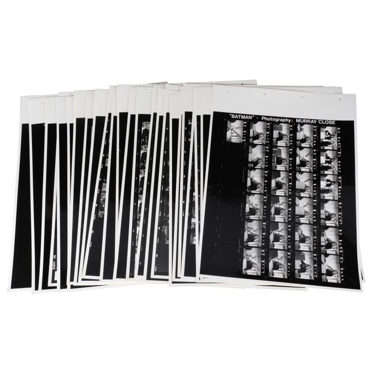 Set of 24 Contact Sheets | BATMAN (1989)