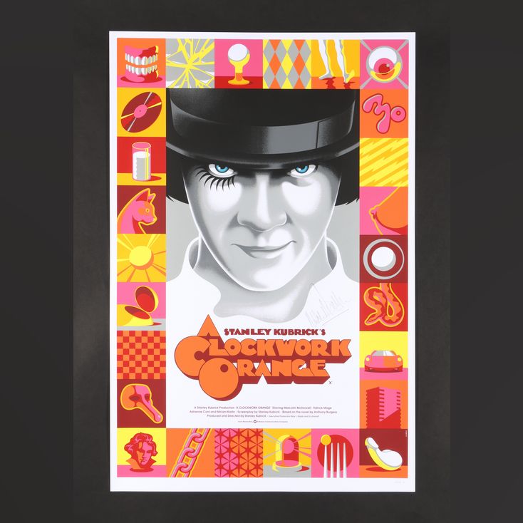 Lot #75 - A CLOCKWORK ORANGE (1971) - Two Malcolm McDowell Autographed ...