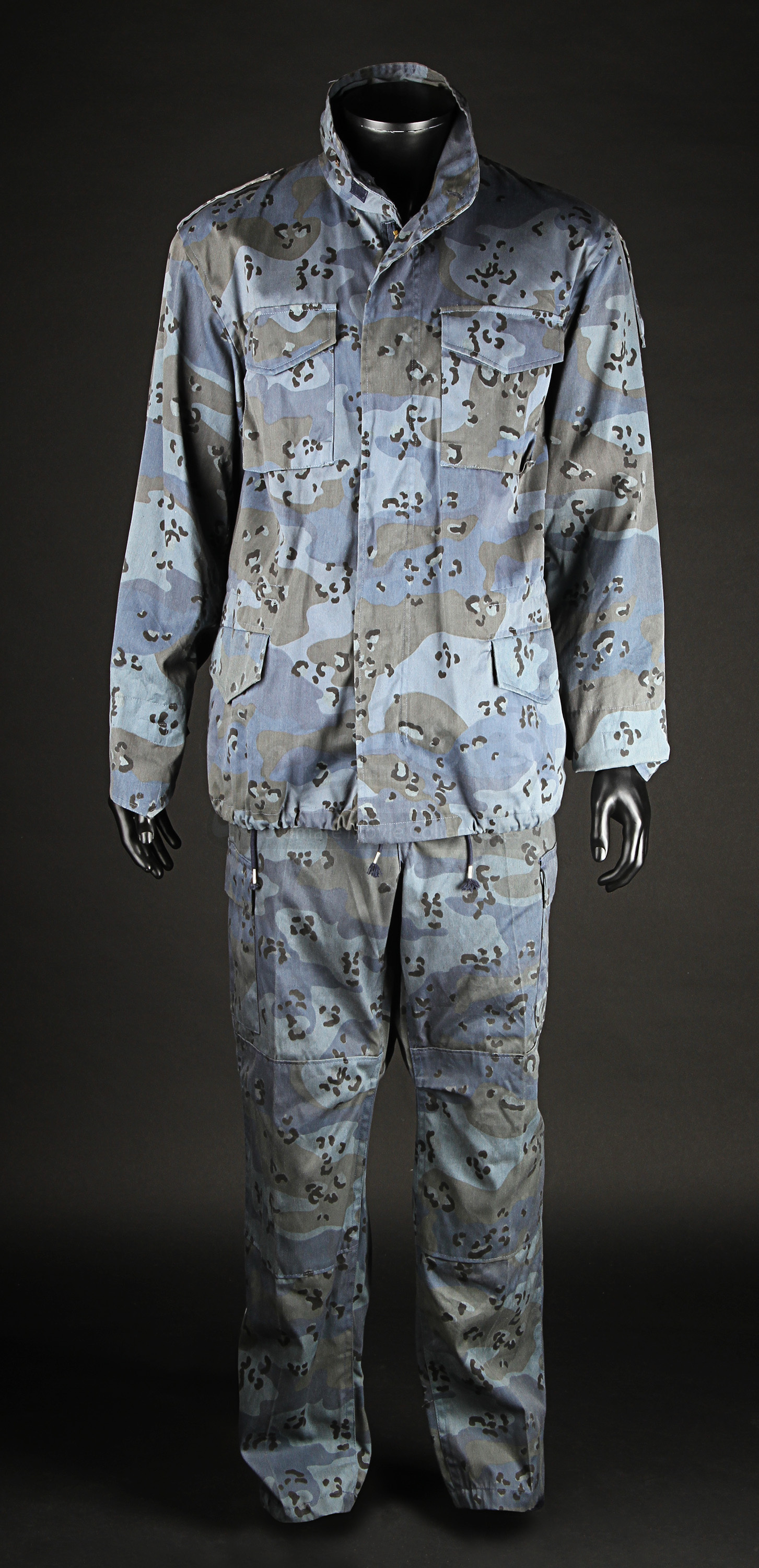 Blue Camouflage Costume Prop Store Ultimate Movie Collectables