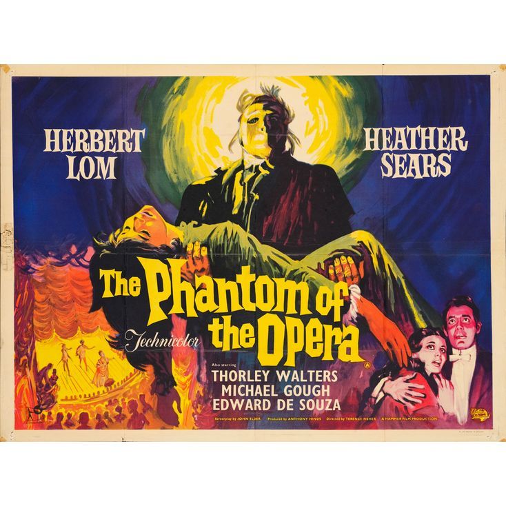 936. THE PHANTOM OF THE OPERA British Quad (40 x 30) Country-of-Origin ...
