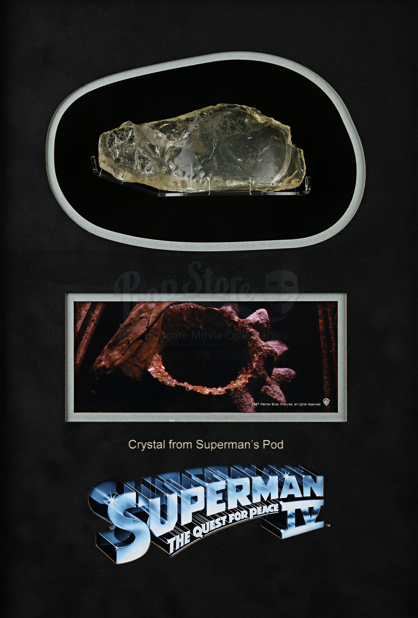 Rent A Pod >> Supermans (Christopher Reeve) Pod Crystal Piece Display | Prop Store - Ultimate Movie Collectables Rent A Pod >> Supermans (Christopher Reeve) Pod Crystal Piece Display | Prop Store - Ultimate Movie Collectables