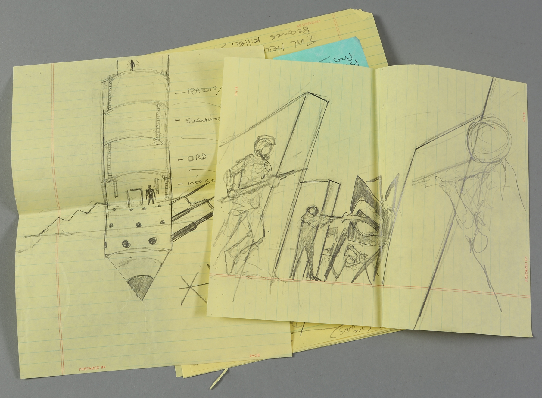 Shooting Script Annotated with Handwritten Notes by Phil Tippett ...