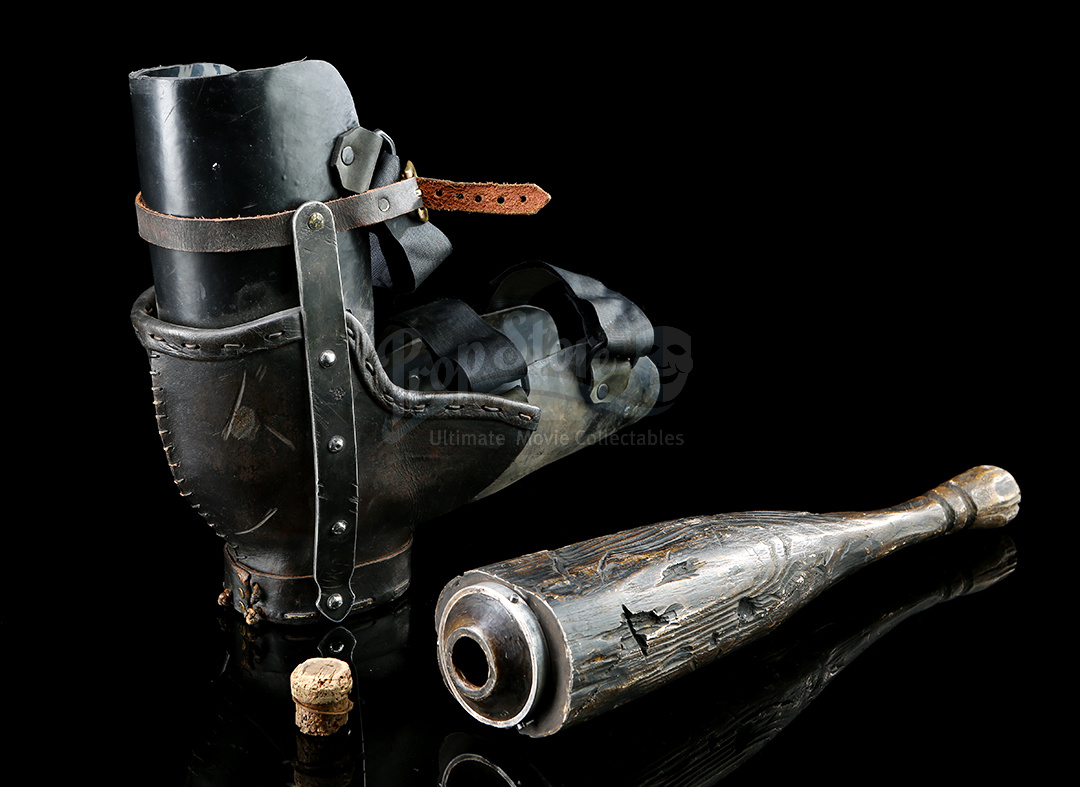 Captain Barbossas (Geoffery Rush) Peg Leg with Hidden Flask PIRATES