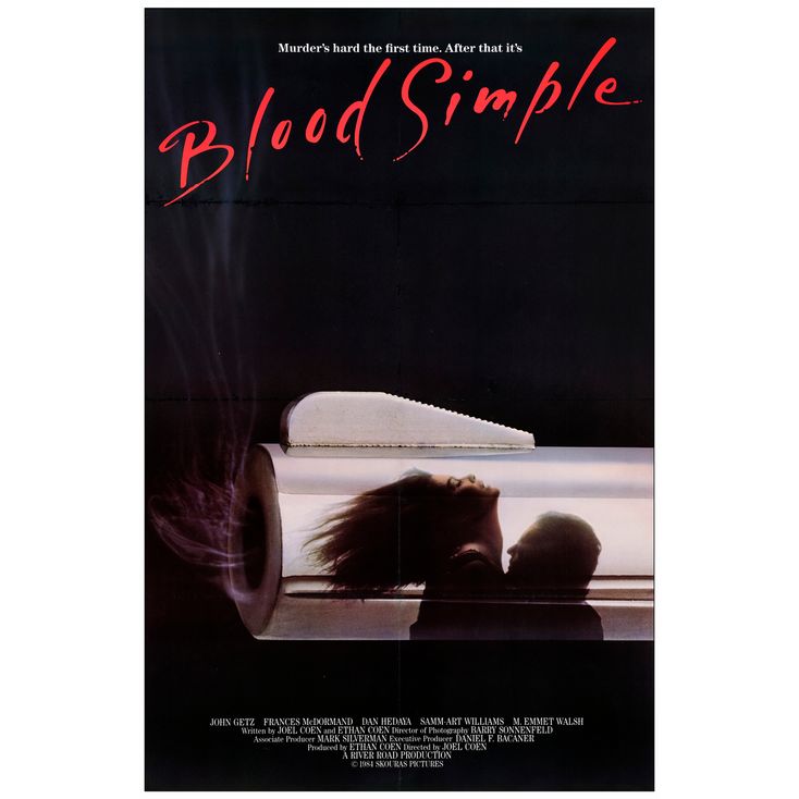 478 blood simple 1984 one sheet 25 x 38 5 international style very