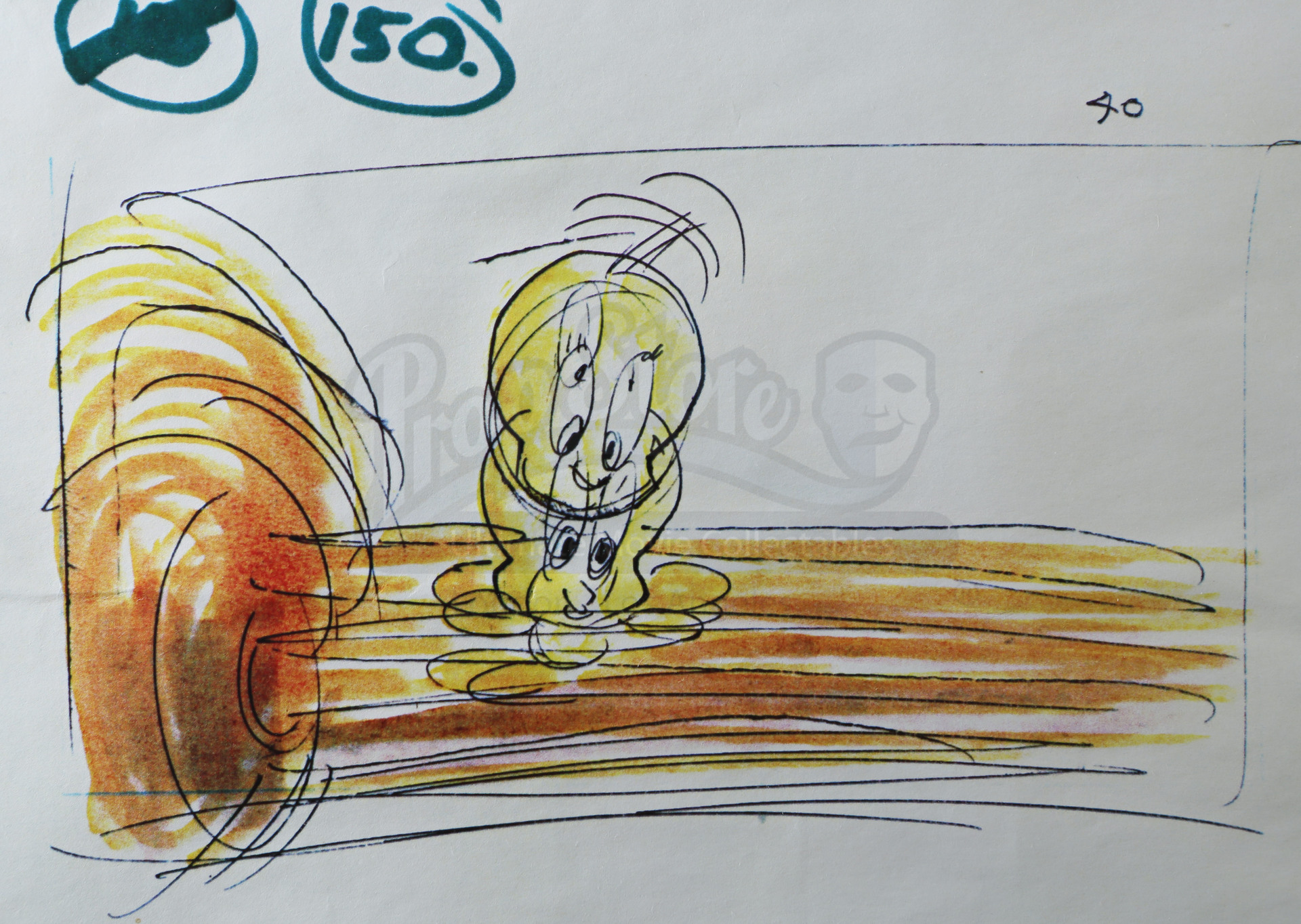 Original Production Storyboard Copy - Tweety Bird Shakes | Prop Store ...