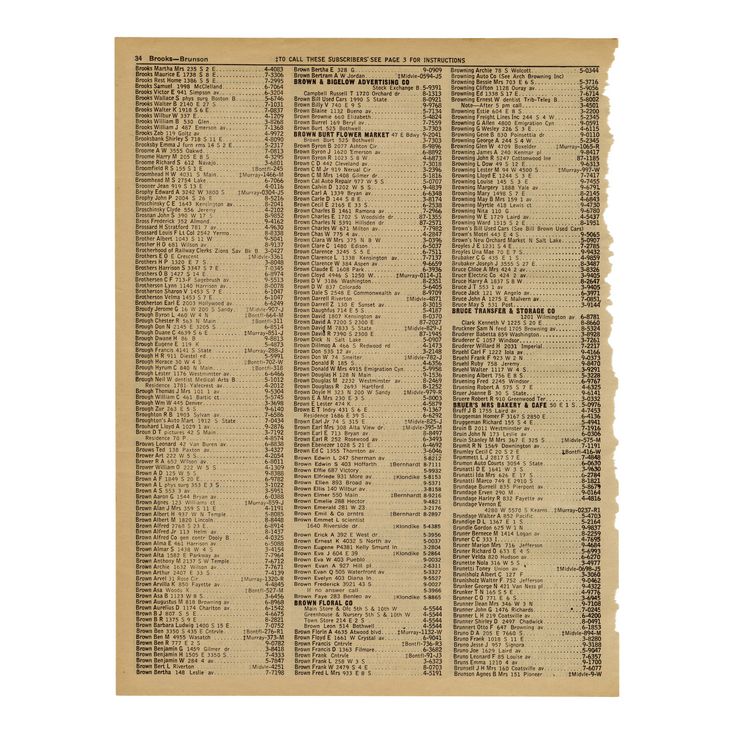 Lot # 537: BACK TO THE FUTURE (1985) - Loose Phone Book Page with Dr ...