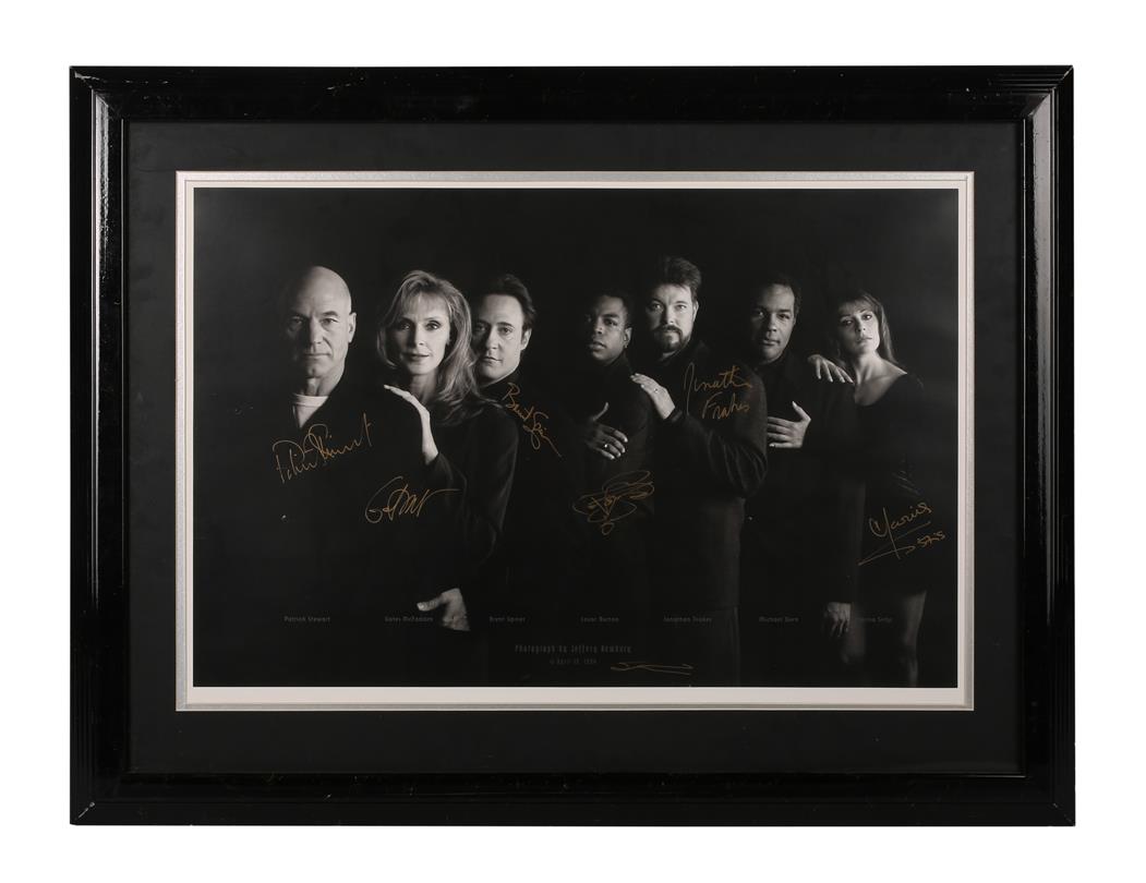 Lot #363 - STAR TREK: THE NEXT GENERATION (1987-94) - Autographed Cast ...