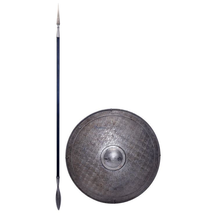 lot-913-immortals-2011-hellenic-shield-and-spear-pair