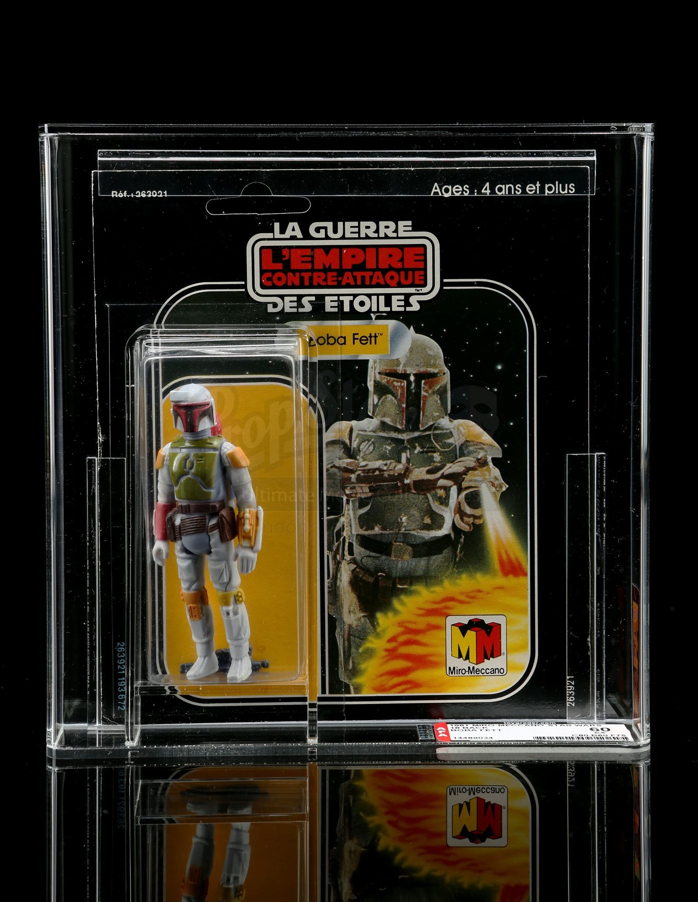 Lot # 79 - Meccano Boba Fett (Square Cardback) AFA 60