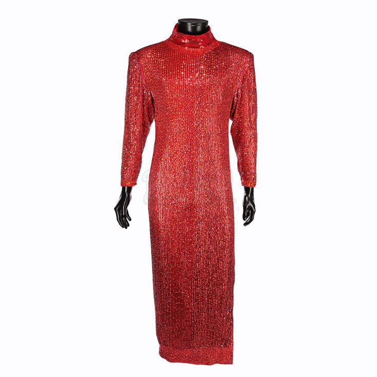 Dorothy Michaels (Dustin Hoffman) Red Sequined Dress TOOTSIE (1982)