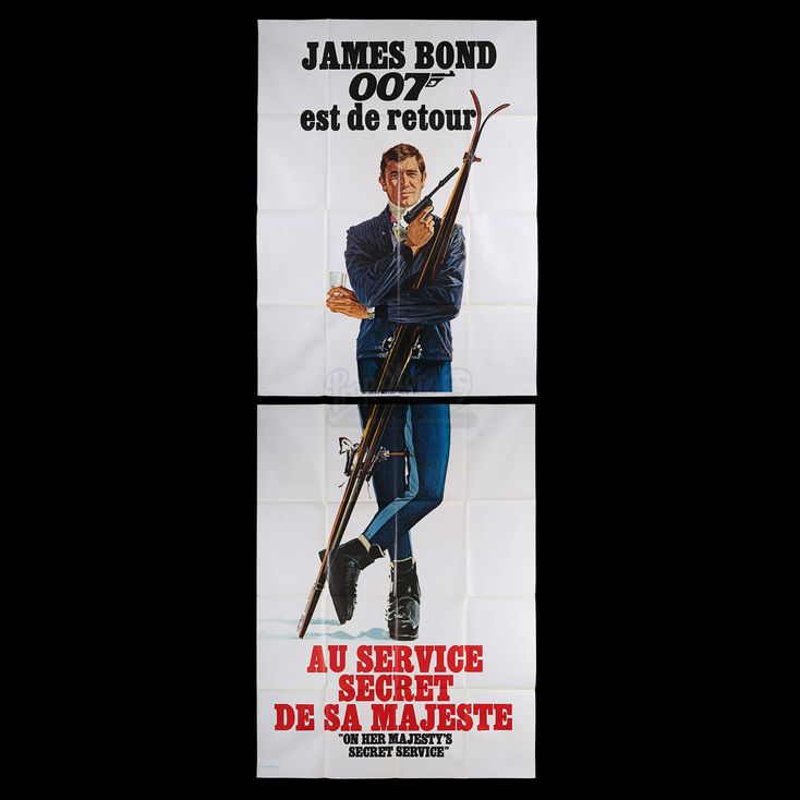 CarterJones Collection French Double Grande Affiche, 1969 JAMES BOND
