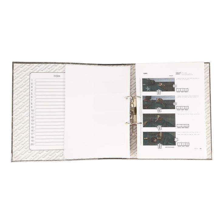 Storyboard Binder FURY (2014)