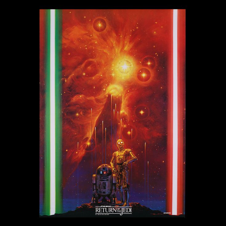 Japanese B2 - Yamakatsu Starfall, 1983 | STAR WARS: RETURN OF THE JEDI (1983)