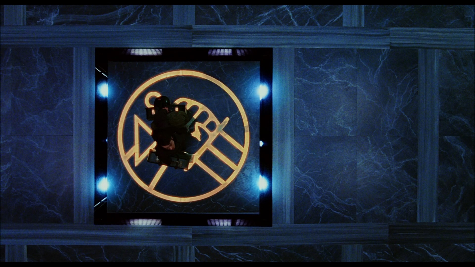 Pair of Bureau for Paranormal Research and Defense Logos Prop Store