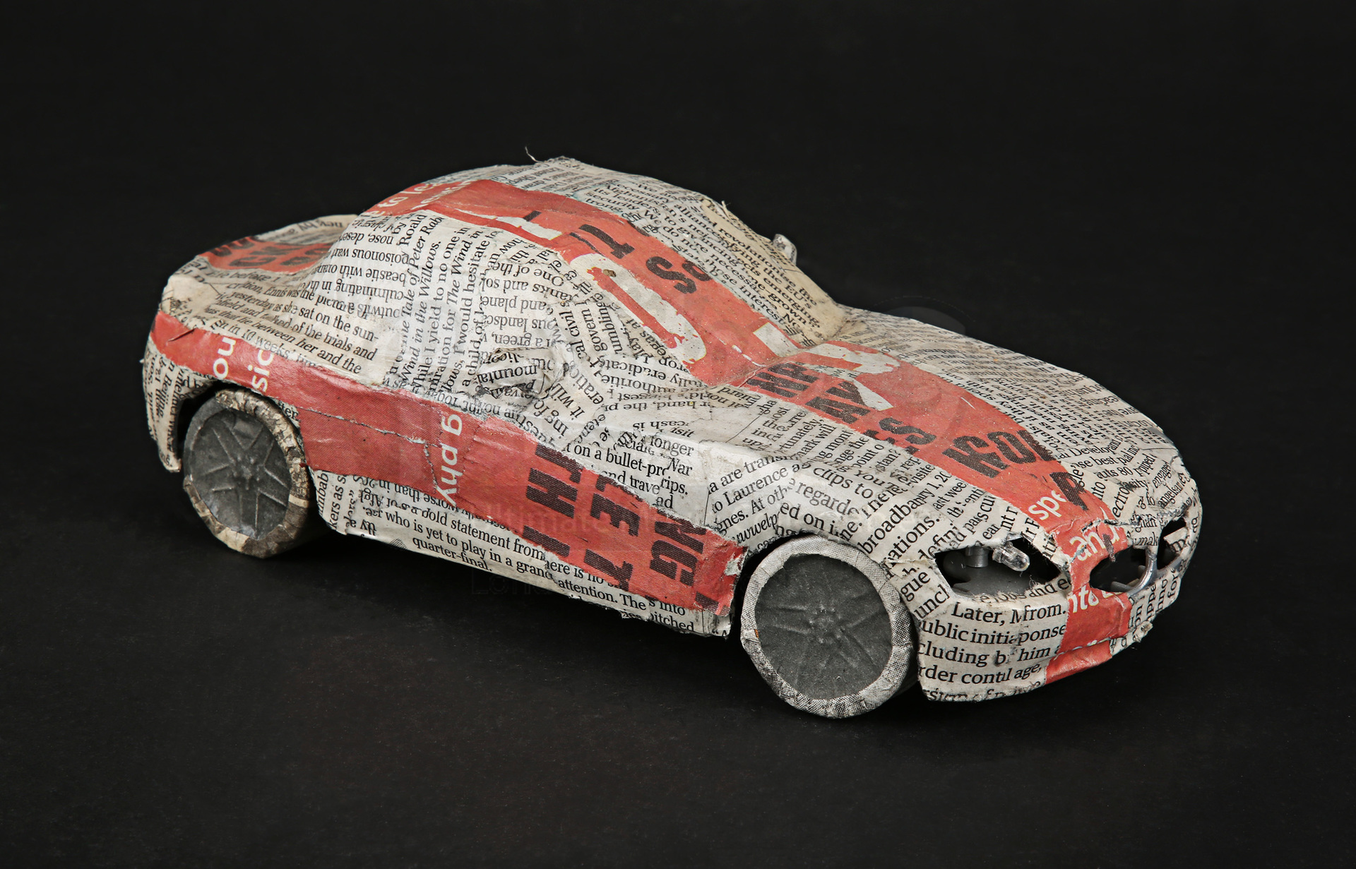 Light-Up Paper Mache Cars | Prop Store - Ultimate Movie Collectables