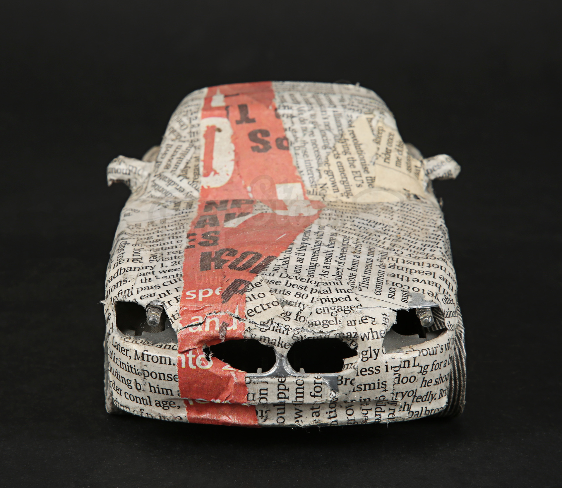 Light-Up Paper Mache Cars | Prop Store - Ultimate Movie Collectables