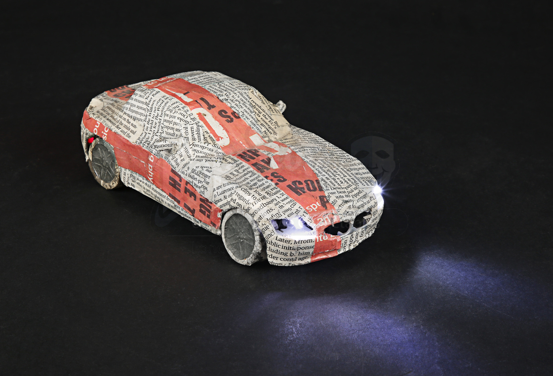 Light-Up Paper Mache Cars | Prop Store - Ultimate Movie Collectables