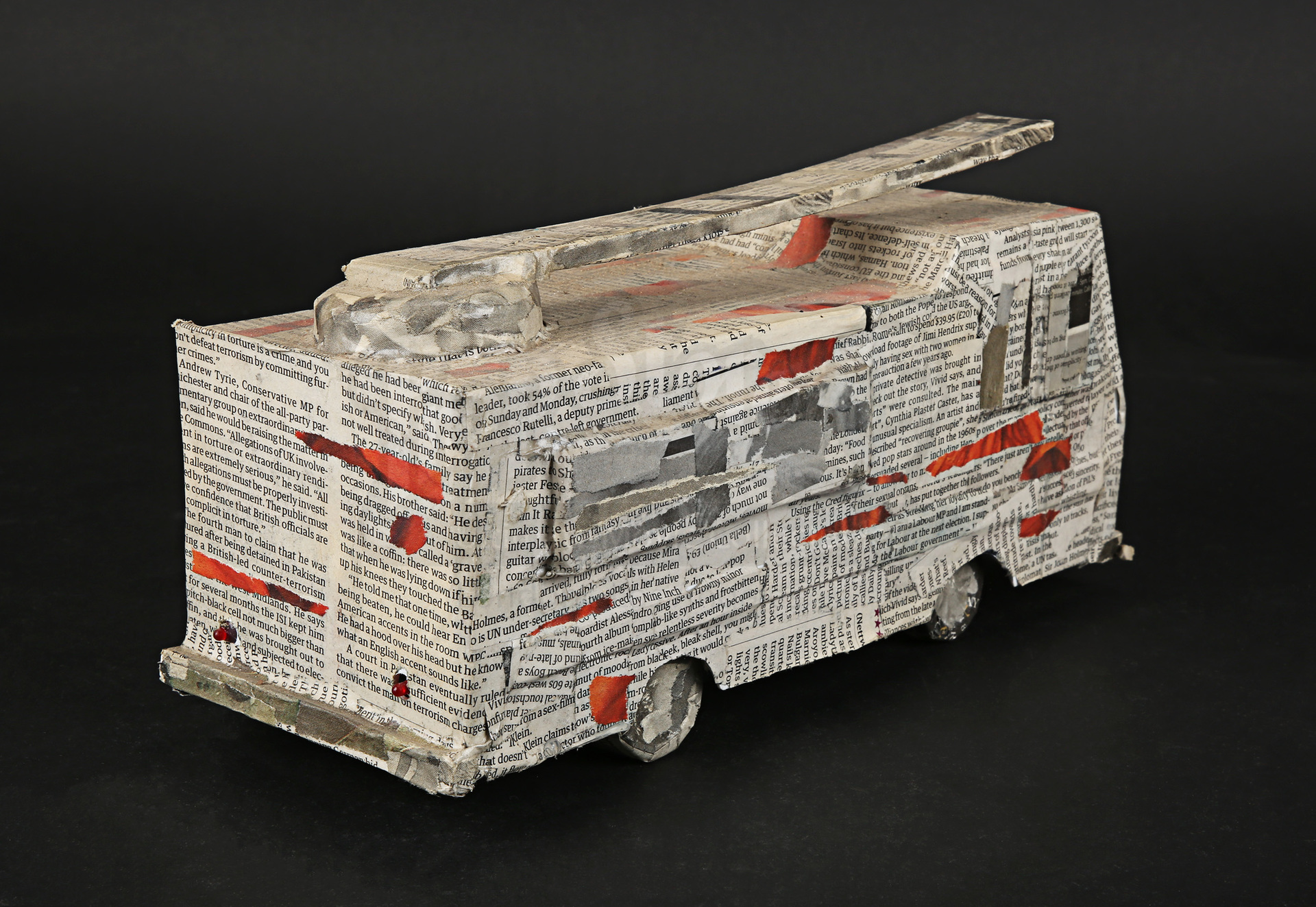Light-Up Paper Mache Cars | Prop Store - Ultimate Movie Collectables