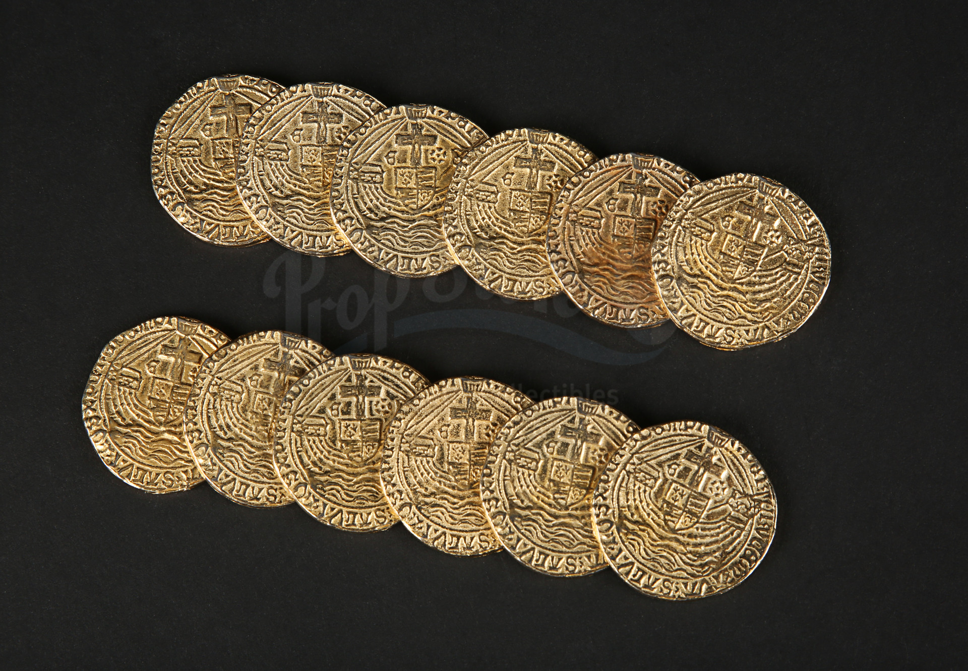 12 Gold Coins Prop Store Ultimate Movie Collectables