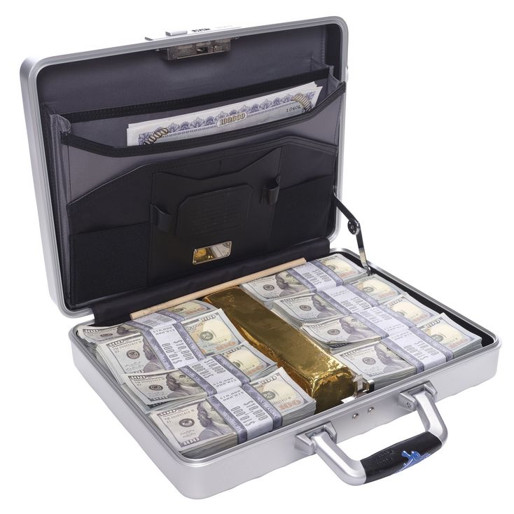 Lot 663 BULLET TRAIN (2022) Briefcase with Money and Gold Bar