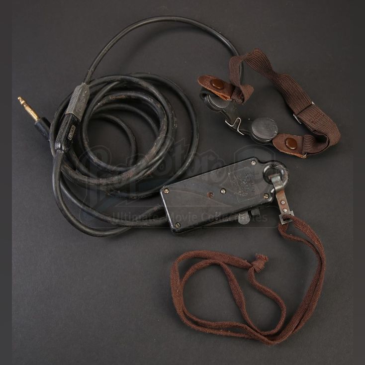 Norman Ellisons (Logan Lerman) T30 Throat Microphone and Lanyard