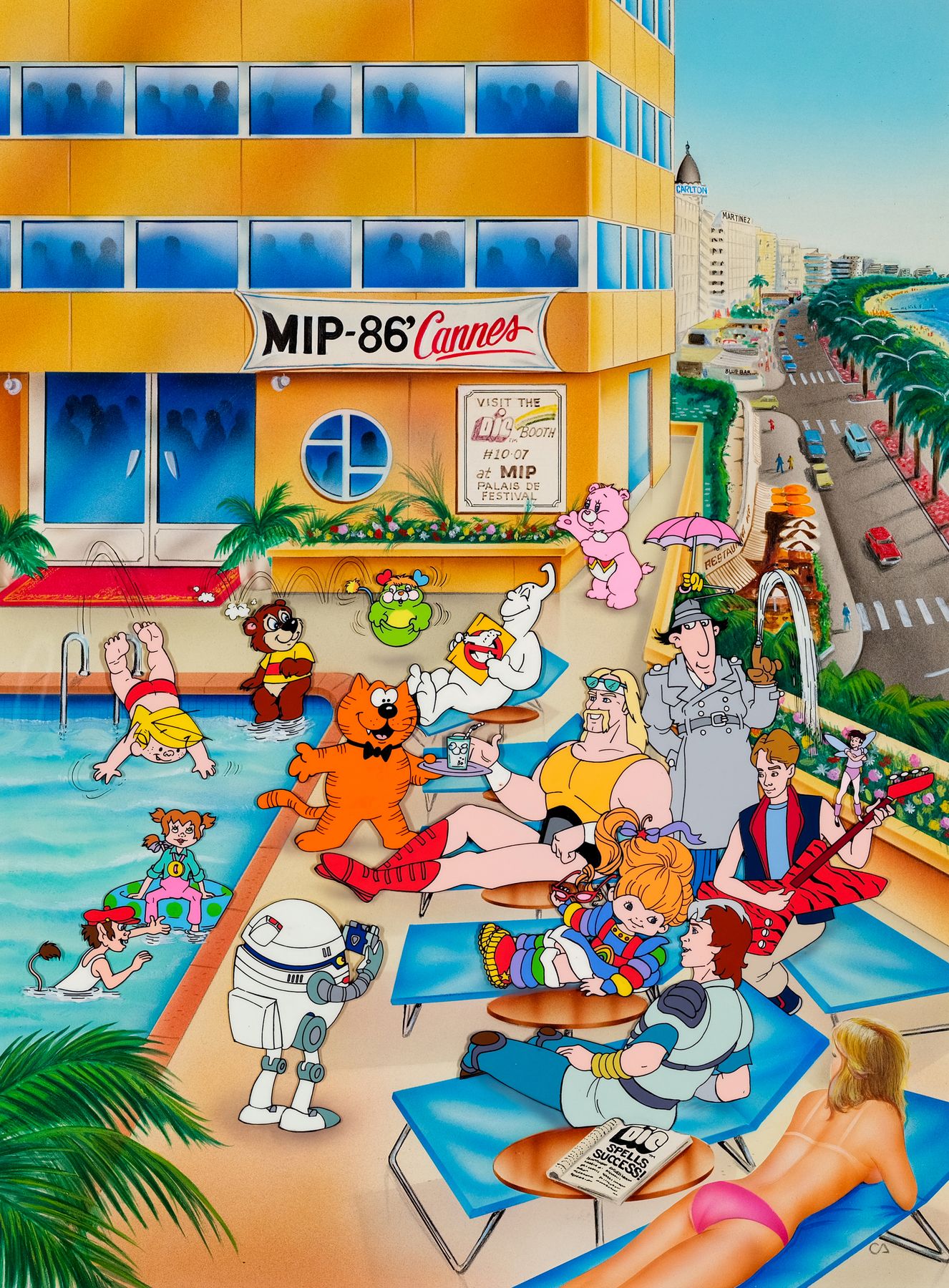 2049. DIC Animation at MipCom 1986 and Hollywood Reporter Cover Hand ...
