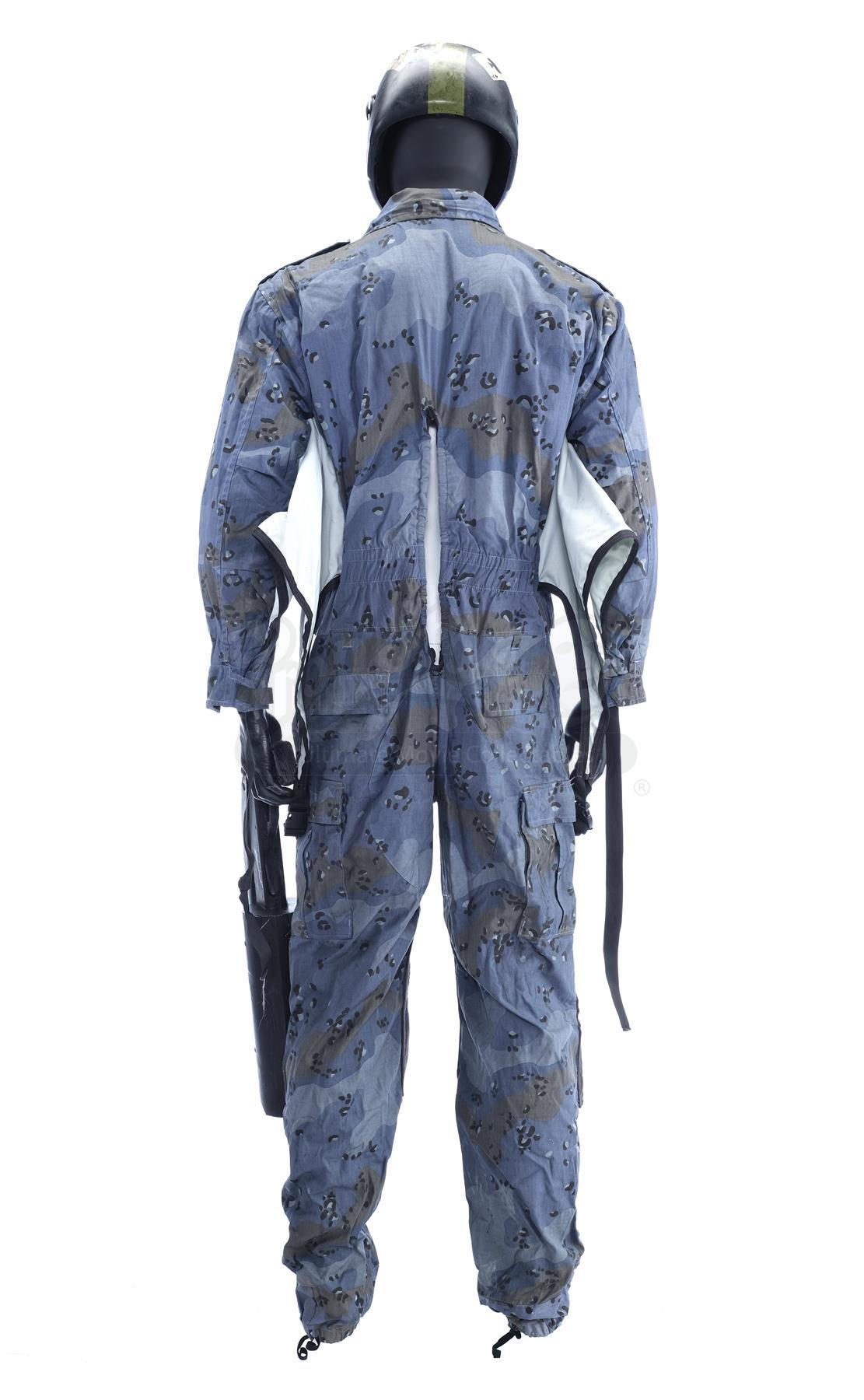 Jeffersons (David Garrick) Archangel Skydiving Costume, Helmet and